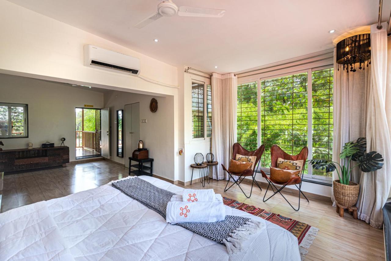 Saffronstays Vyom Farms Karjat Exteriör bild